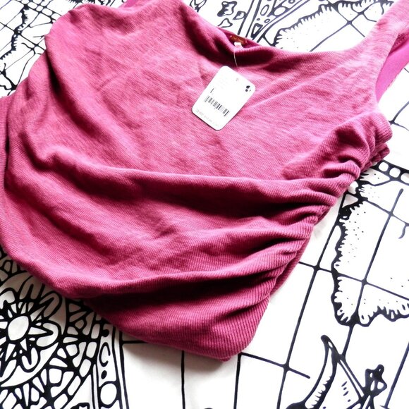 Free People || Boulevard Rouched Cropped Tank Top - Picture 6 of 11